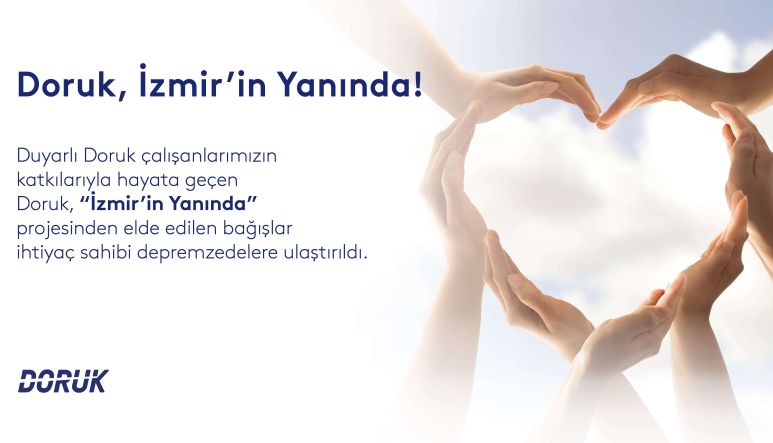 Sosyal Sorumluluk: Doruk İzmir'in Yanında