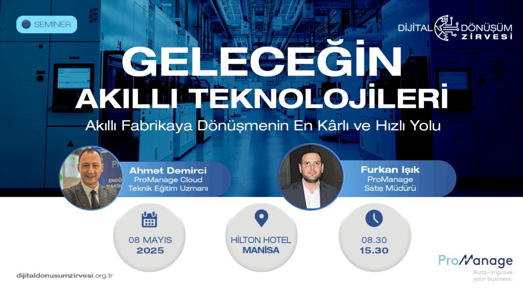 Dijital Üretim Çağına Adım Atın: Dijital Dönüşüm Zirvesine Katılın!