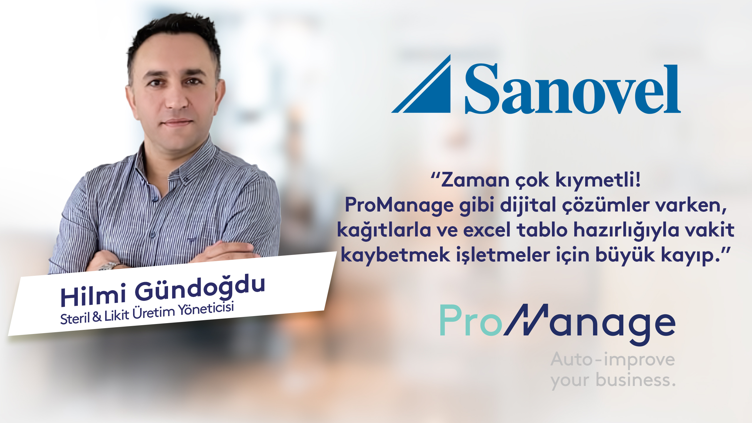Sanovel İlaç | Hilmi Gündoğdu